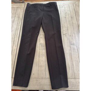 DOROTHEE SCHUMACHER Emotional Essence Straight Leg Tuxedo Pants Black Size 3 Med